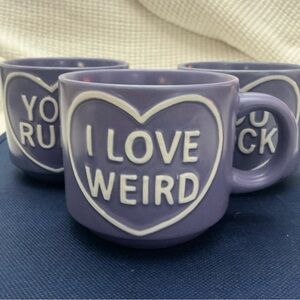 Set of 3! Yes! You Rock! You Rule and you love weird